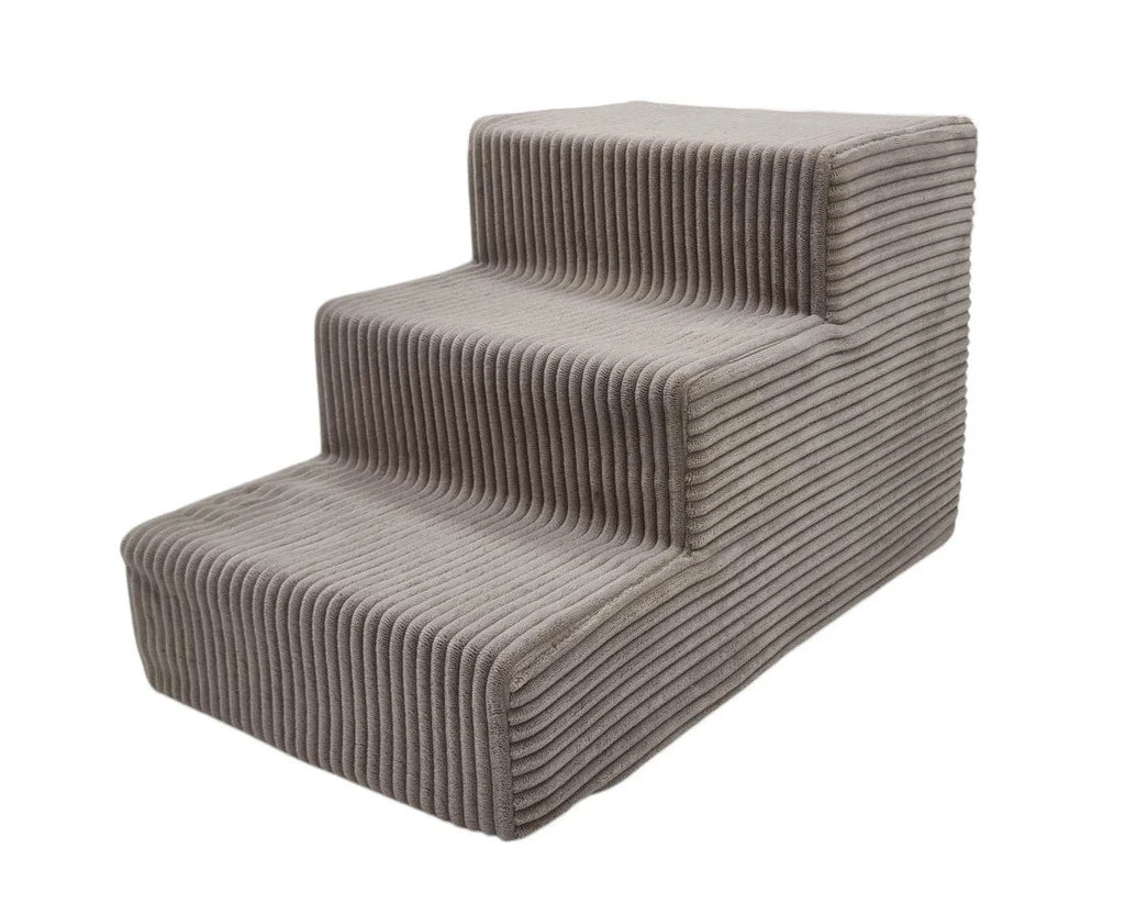 SCHODY SCHODKI DLA PSA RAMPA PODEST 3 STOPNIE 30cm. - BEŻOWY