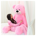 DUŻY MIŚ PLUSZOWY 220cm PLUSZAK MASKOTKA GIGANT - RÓŻOWY