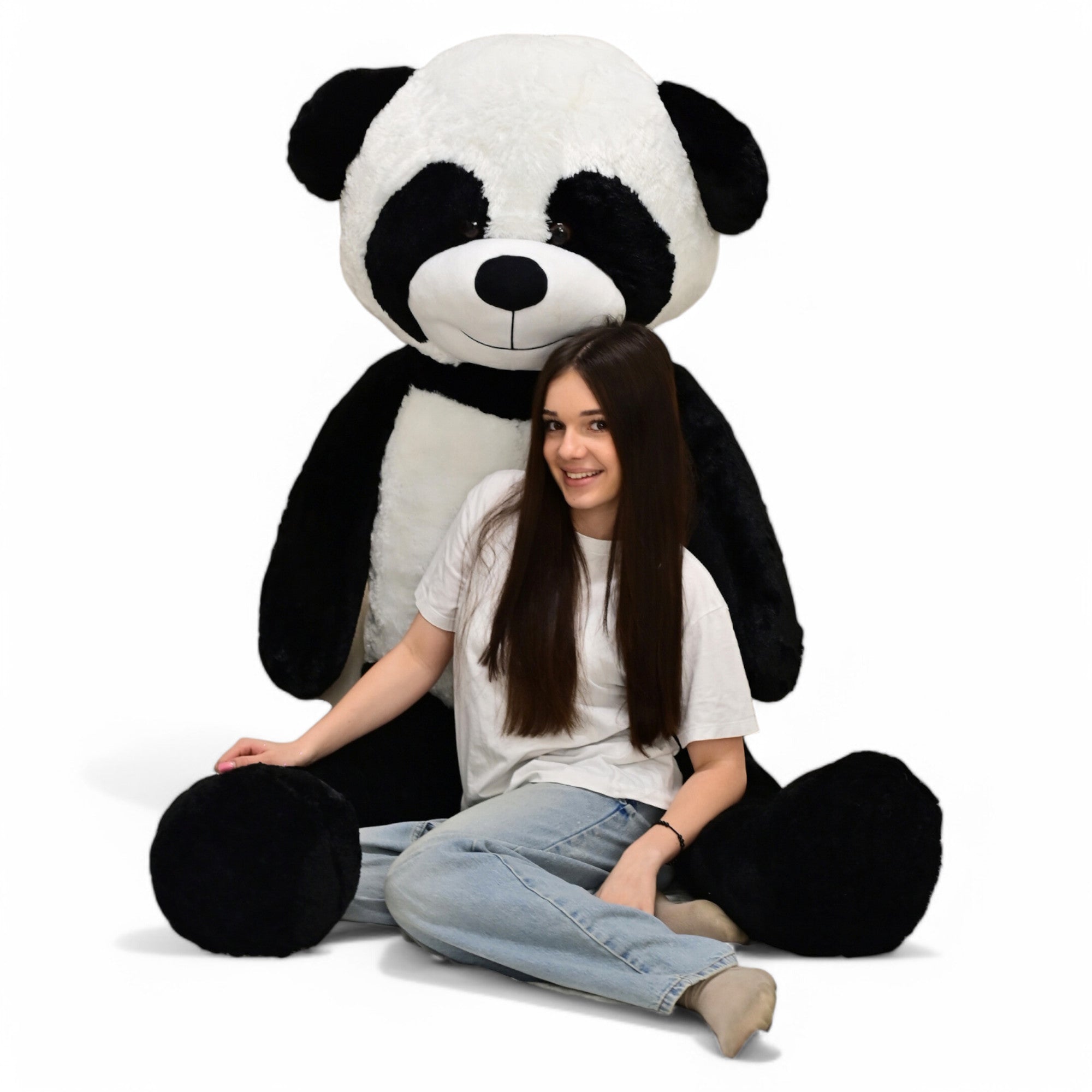 DUŻY MIŚ PLUSZOWA PANDA XXL 220cm MASKOTKA GIGANT