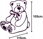 DUŻY MIŚ PLUSZOWA PANDA XXL 220cm MASKOTKA GIGANT