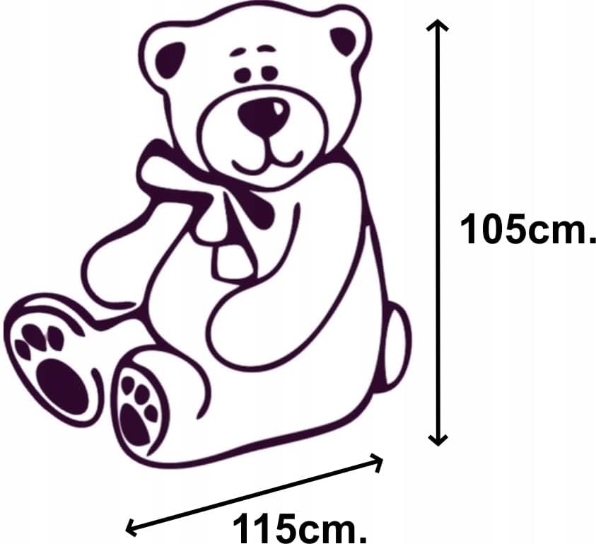 DUŻY MIŚ PLUSZOWY 220cm PLUSZAK MASKOTKA GIGANT - BIAŁY