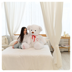 DUŻY MIŚ PLUSZOWY 160cm. - Biały