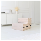 MATERAC TURYSTYCZNY SKŁADANY FOTEL 200x70x15cm - 2 w 1 BEŻOWY