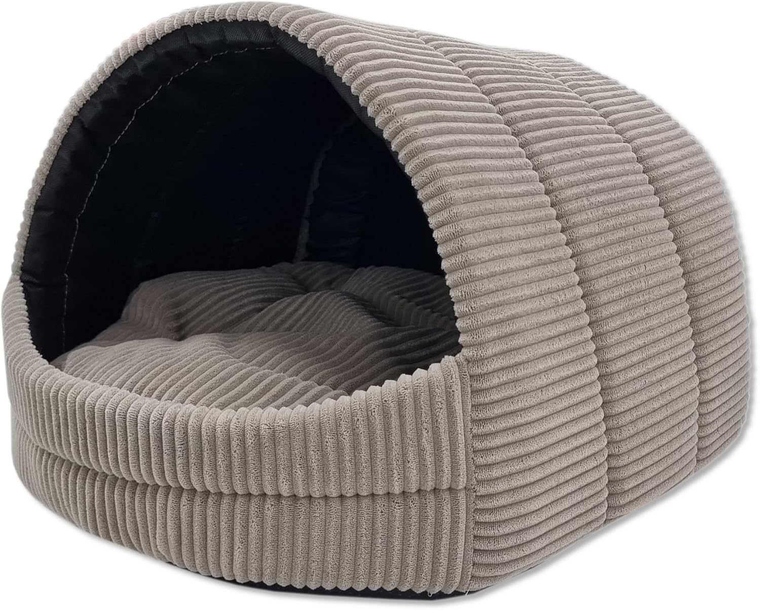 BUDKA DLA PSA 45 X 49 X 36 - BEŻOWY SZTRUKS