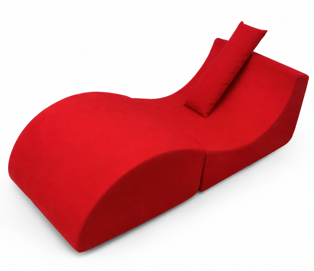 FOTEL RELAX KANAPA 2 W 1 - CZERWONY