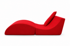FOTEL RELAX KANAPA 2 W 1 - CZERWONY