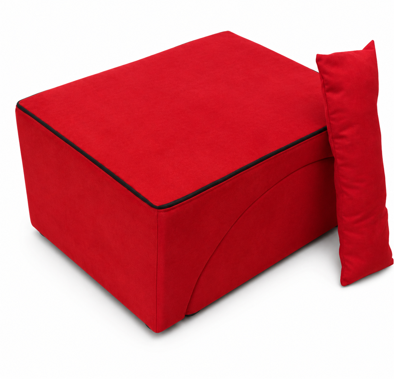 FOTEL RELAX KANAPA 2 W 1 - CZERWONY
