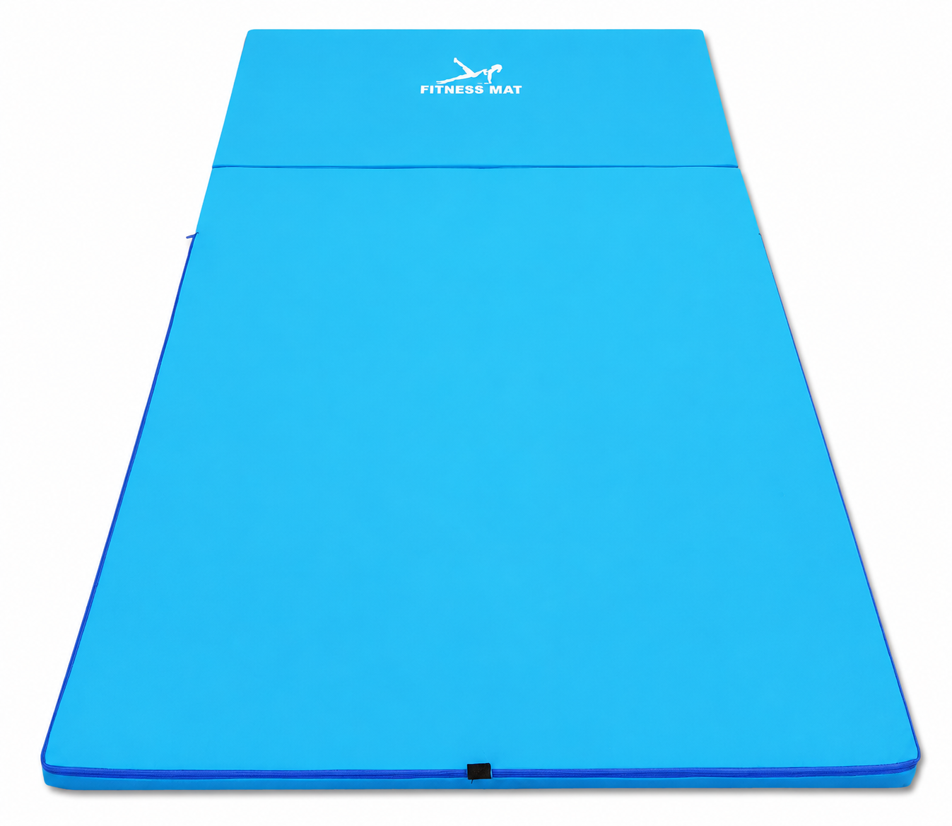 MATERAC GIMNASTYCZNY FITNESS TURYSTYCZNY 200x80x5 - NIEBIESKI