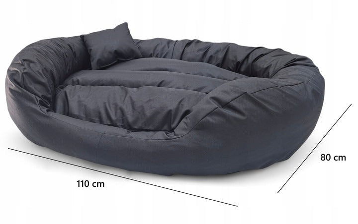 LEGOWISKO SOFA 115 X 80  CZARNE