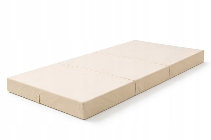 MATERAC TURYSTYCZNY ROZKŁADANY FOTEL 180 X 65 X 7cm. - BEŻOWY