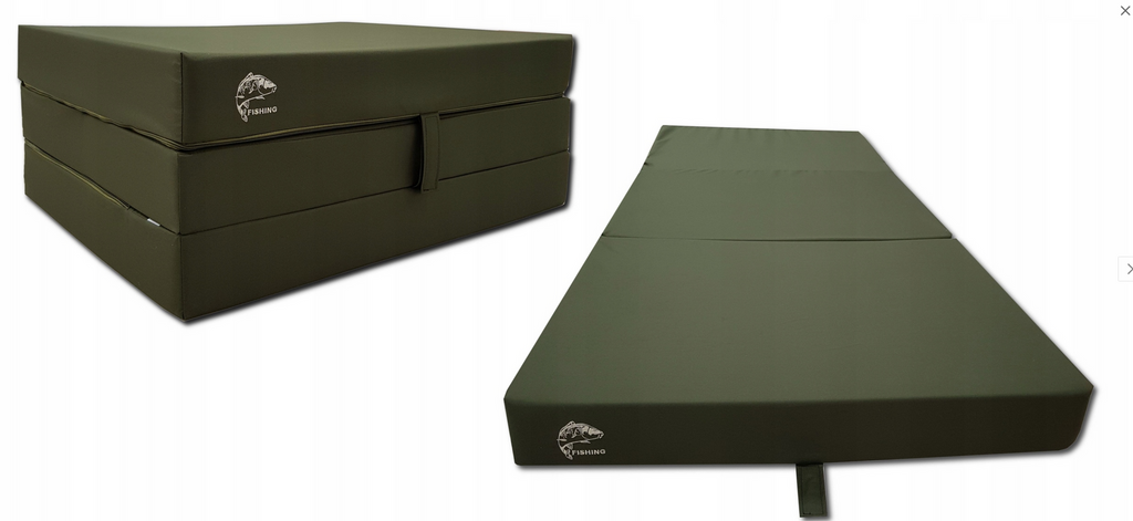 Materac turystyczny Wędkarski 200 x 800 x 10 Khaki