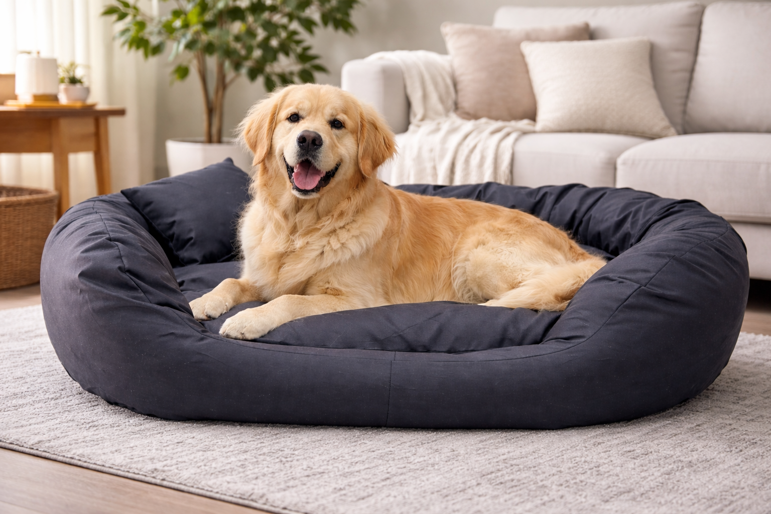 LEGOWISKO SOFA 115 X 80  CZARNE
