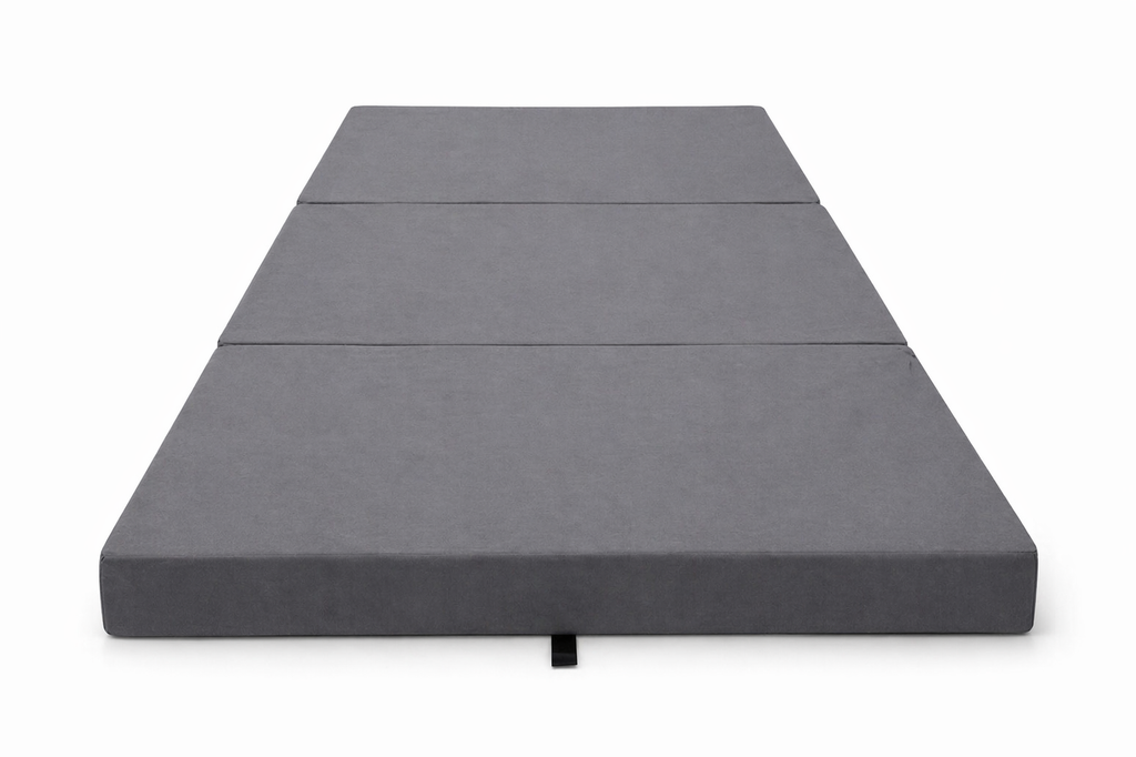 MATERAC TURYSTYCZNY ROZKŁADANY FOTEL 180 X 65 X 7cm. - SZARY