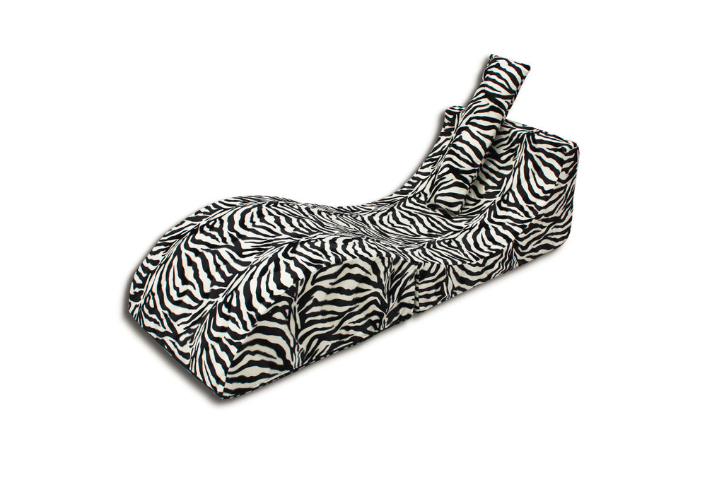 FOTEL RELAX KANAPA 2 W 1 - Zebra